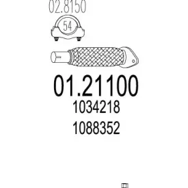 Труба выхлопного газа MTS купить