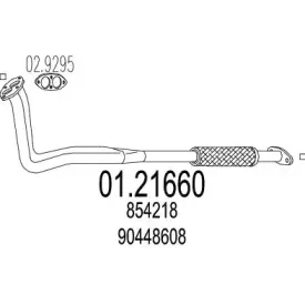 Труба выхлопного газа MTS купить