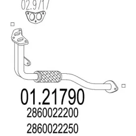 Труба выхлопного газа MTS купить