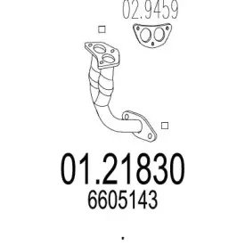 Труба выхлопного газа MTS купить