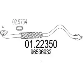 Труба выхлопного газа MTS купить