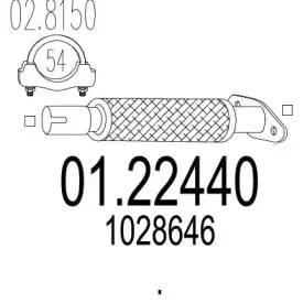 Труба выхлопного газа MTS купить