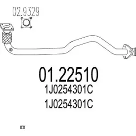 Труба выхлопного газа MTS купить