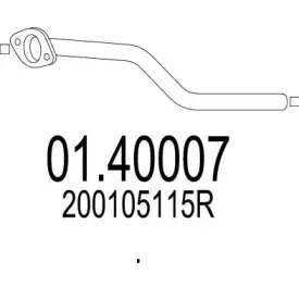 Труба выхлопного газа MTS купить