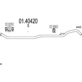 Труба выхлопного газа MTS купить