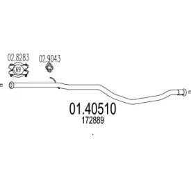 Труба выхлопного газа MTS купить