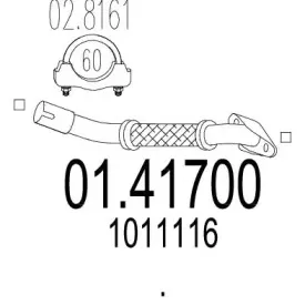 Труба выхлопного газа MTS купить