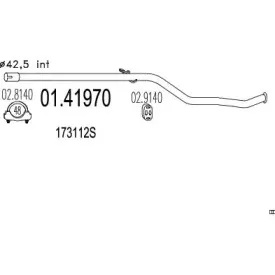 Труба выхлопного газа MTS купить