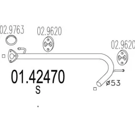 Труба выхлопного газа MTS купить