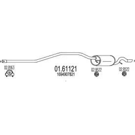 Глушитель выхлопных газов конечный MTS купить