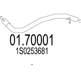 Труба выхлопного газа MTS купить