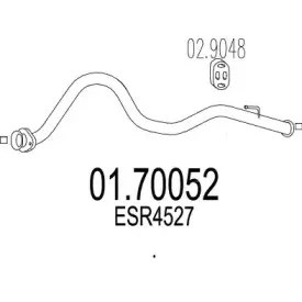Труба выхлопного газа MTS купить