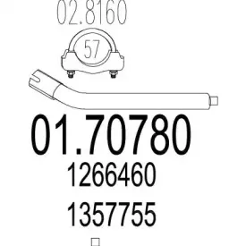 Труба выхлопного газа MTS купить