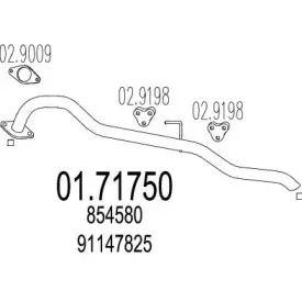 Труба выхлопного газа MTS купить