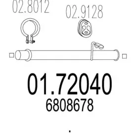 Труба выхлопного газа MTS купить