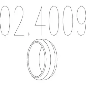 Уплотнительное кольцо, труба выхлопного газа MTS купить