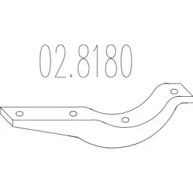 Кронштейн, глушитель MTS купить