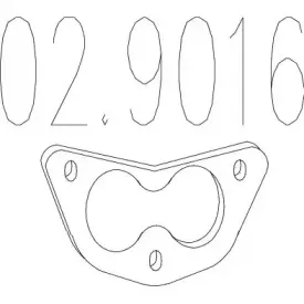 Прокладка, труба выхлопного газа MTS купить