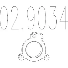 Прокладка, труба выхлопного газа MTS купить