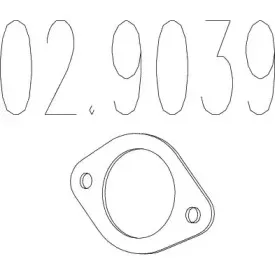 Прокладка, труба выхлопного газа MTS купить