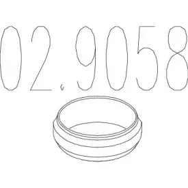 Прокладка, труба выхлопного газа MTS купить