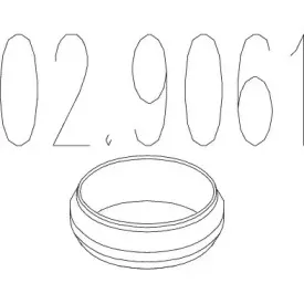 Уплотнительное кольцо, труба выхлопного газа MTS купить