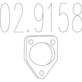 Прокладка, труба выхлопного газа MTS купить