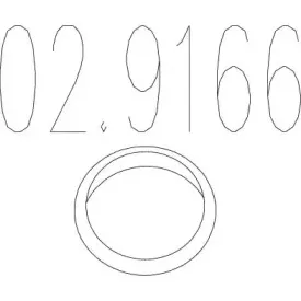 Прокладка, труба выхлопного газа MTS купить