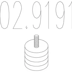 Буфер, глушитель MTS купить
