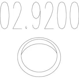 Уплотнительное кольцо, труба выхлопного газа MTS купить