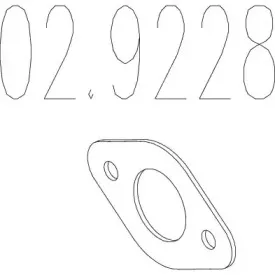 Прокладка, труба выхлопного газа MTS купить