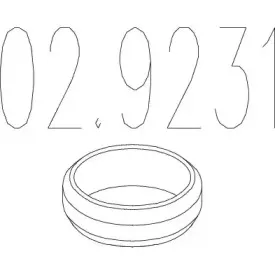 Уплотнительное кольцо, труба выхлопного газа MTS купить