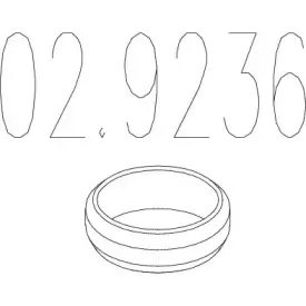 Уплотнительное кольцо, труба выхлопного газа MTS купить