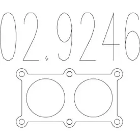 Прокладка, труба выхлопного газа MTS купить