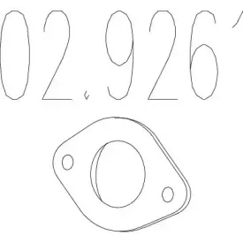 Прокладка, труба выхлопного газа MTS купить