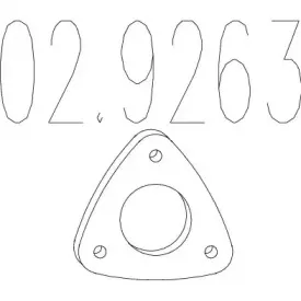 Прокладка, труба выхлопного газа MTS купить