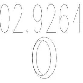 Уплотнительное кольцо, труба выхлопного газа MTS купить