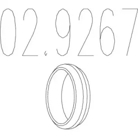 Уплотнительное кольцо, труба выхлопного газа MTS купить