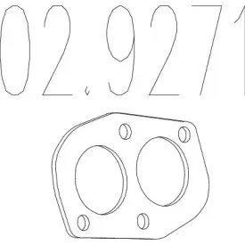 Прокладка, труба выхлопного газа MTS купить