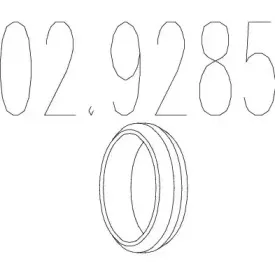 Уплотнительное кольцо, труба выхлопного газа MTS купить