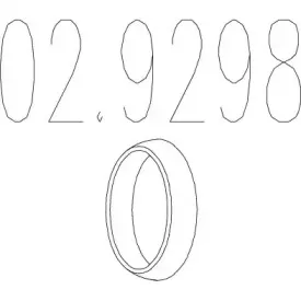 Уплотнительное кольцо, труба выхлопного газа MTS купить