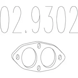 Прокладка, труба выхлопного газа MTS купить
