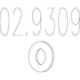 Уплотнительное кольцо, труба выхлопного газа MTS купить