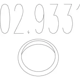 Прокладка, труба выхлопного газа MTS купить