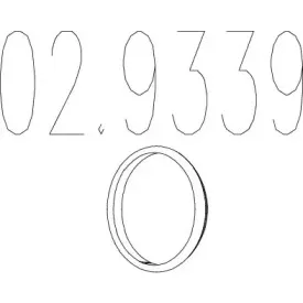 Уплотнительное кольцо, труба выхлопного газа MTS купить