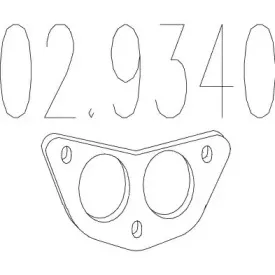 Прокладка, труба выхлопного газа MTS купить