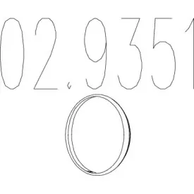 Прокладка, труба выхлопного газа MTS купить