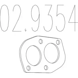Прокладка, труба выхлопного газа MTS купить
