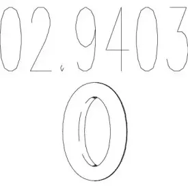 Уплотнительное кольцо, труба выхлопного газа MTS купить