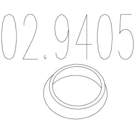 Уплотнительное кольцо, труба выхлопного газа MTS купить